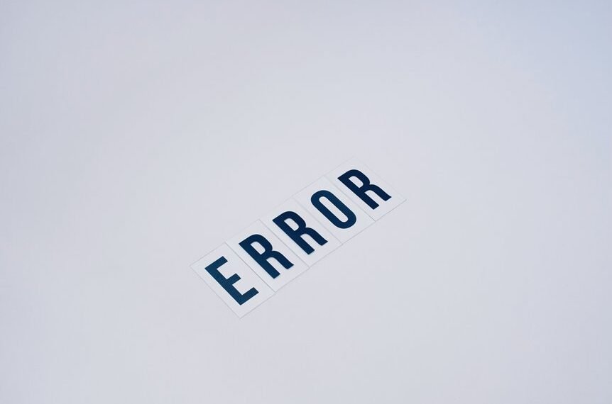 troubleshooting points for errors